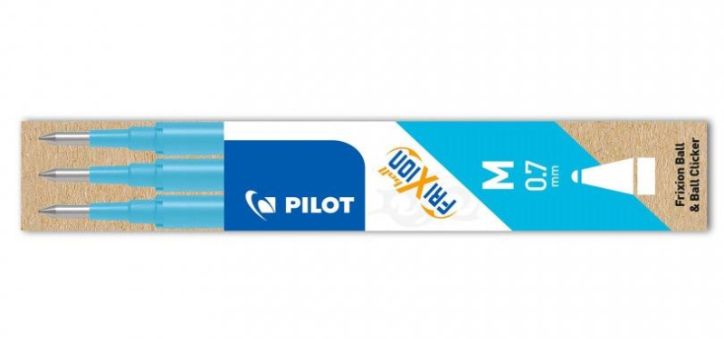 FriXion M 0.7mm náplň sv. modrá 3 ks Pilot