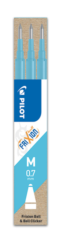 FriXion M 0.7mm náplň sv. modrá 3 ks Pilot