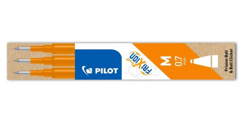 FriXion M 0.7mm náplň oranžová 3 ks Pilot
