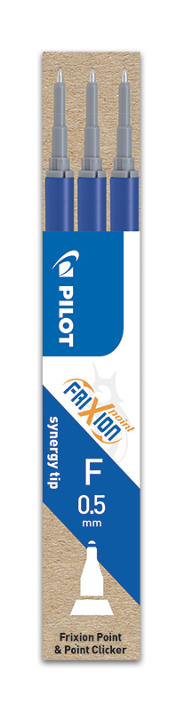 Náhradní náplně Pilot Frixion point 0,5 mm - modré (3ks)