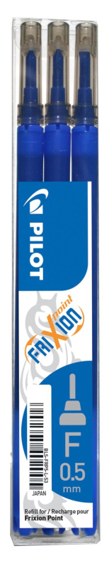 Náhradní náplně Pilot Frixion point 0,5 mm - modré (3ks)