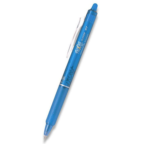 Roller FriXion Clicker M 0.7mm sv. modrá Pilot