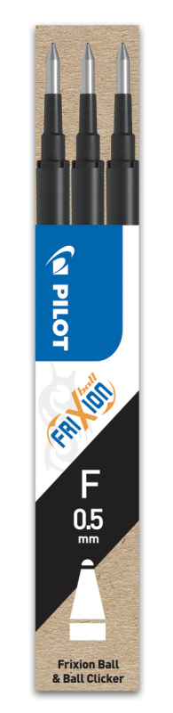 FriXion Clicker 0.5mm náplň černá 3 ks Pilot