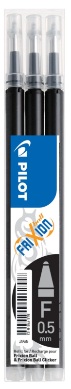 FriXion Clicker 0.5mm náplň černá 3 ks Pilot