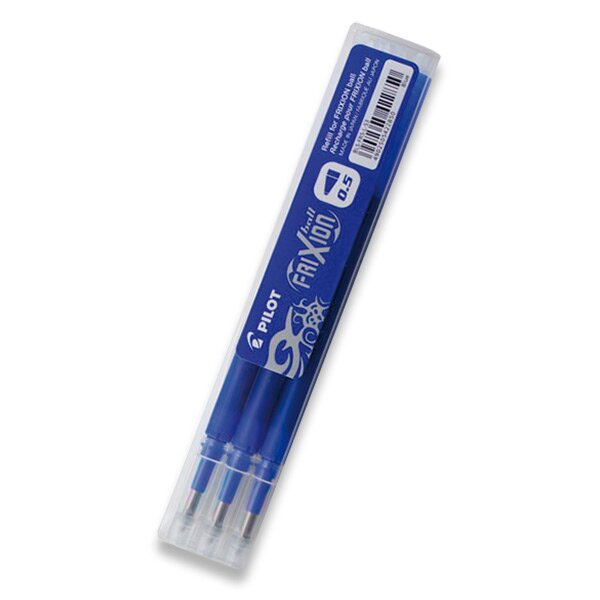 Náplň pro gelový roller Pilot Frixion 0,25 mm - modrá, 3 ks