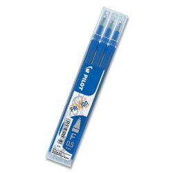 Náplň pro gelový roller Pilot Frixion 0,25 mm - modrá, 3 ks