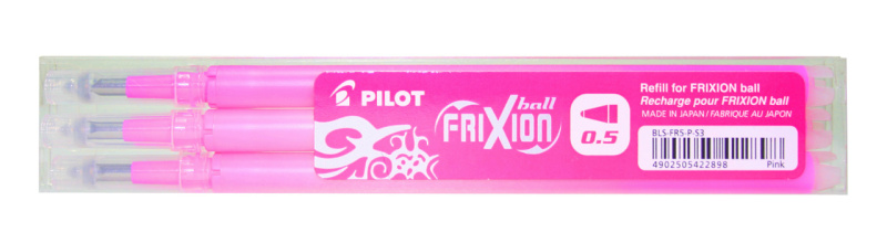 FriXion Clicker 0.5mm náplň růžová 3 ks Pilot