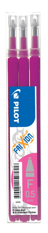 FriXion Clicker 0.5mm náplň růžová 3 ks Pilot