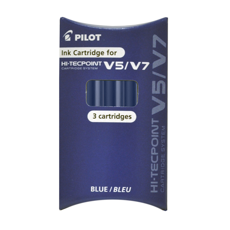 Pilot Hi-Tecpoint V5 - bombičky - modré, 3 ks