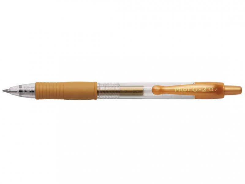 Gelový roller Pilot G2 - zlatá, 0,3 mm