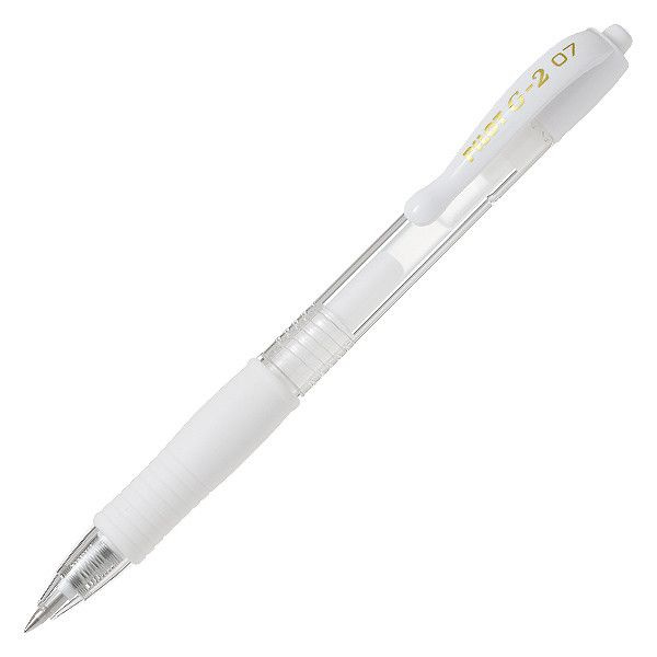 Gelový roller Pilot G2 - bílá, 0,3 mm