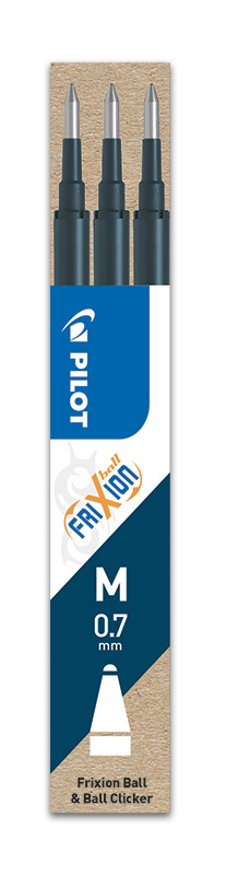 FriXion M 0.7mm náplň modročerná 3 ks Pilot