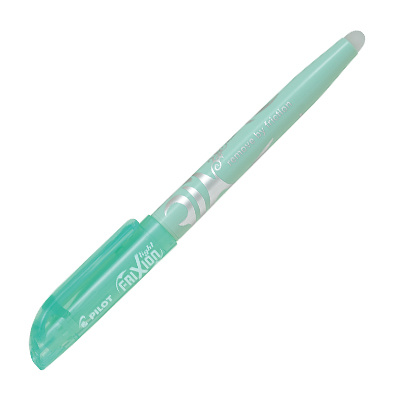 Zvýrazňovač Pilot FriXion Light - pastelově zelený, zkosený
