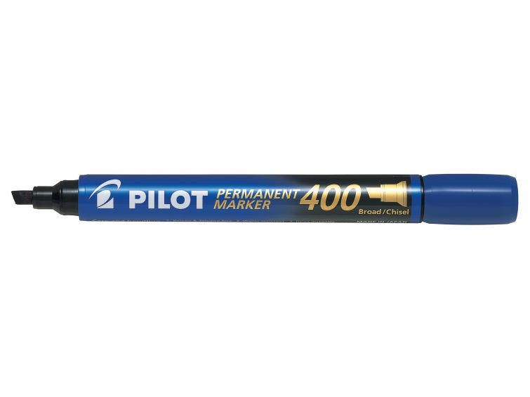 Pilot 400 - permanentní popisovač - modrý