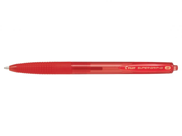 Kuličkové pero Pilot Super Grip-G - červená