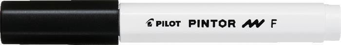 Pilot  Akrylový popisovač Pintor F (tenký hrot) - 1 mm, černý
