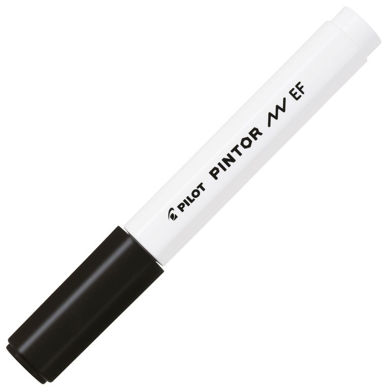 Pilot  Akrylový popisovač Pintor EF (extra tenký hrot) - 0,7 mm, černý