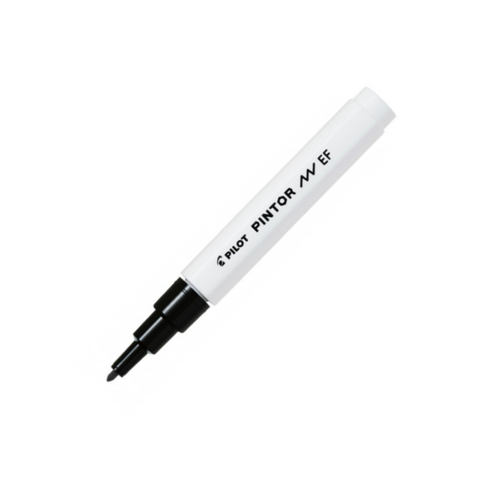 Pilot  Akrylový popisovač Pintor EF (extra tenký hrot) - 0,7 mm, černý