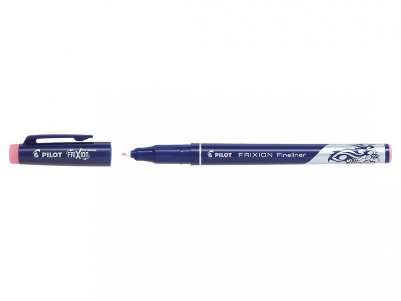 Pilot FriXion Fineliner Gumovací liner - sv. růžový