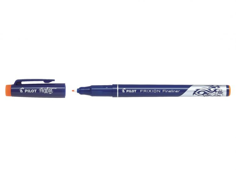 Pilot FriXion Fineliner Gumovací liner - oranžový