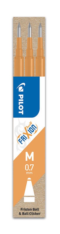 FriXion M 0.7mm náplň meruňková oranžová 3 ks Pilot