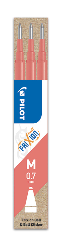 FriXion M 0.7mm náplň korálová růžová 3 ks Pilot