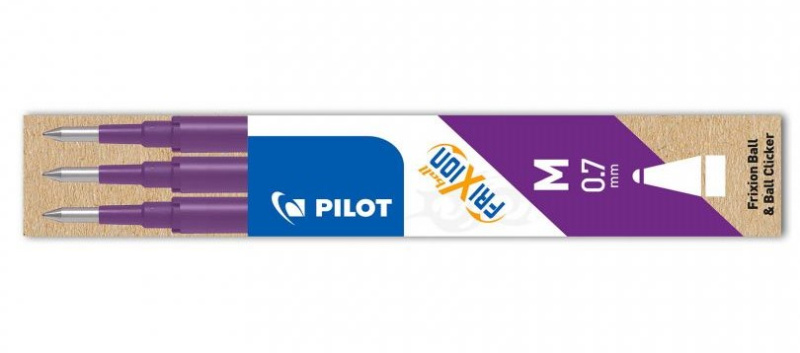 FriXion M 0.7mm náplň lila 3 ks Pilot