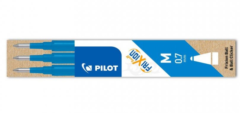 FriXion M 0.7mm náplň nebeská modř 3 ks Pilot