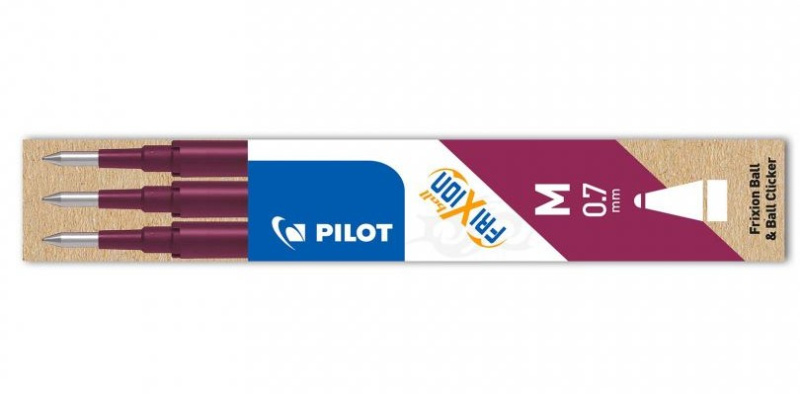 FriXion M 0.7mm náplň vínová 3 ks Pilot