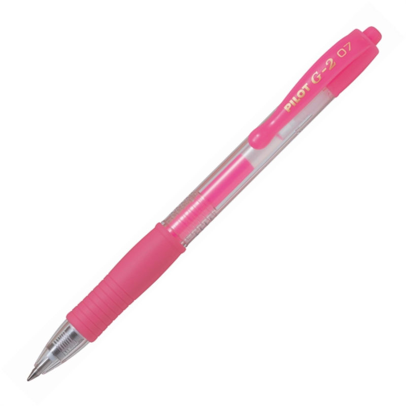 Gelový roller Pilot G-2 Neon, růžový