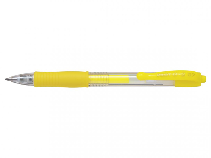 Gelový roller Pilot G-2 Neon, žlutý