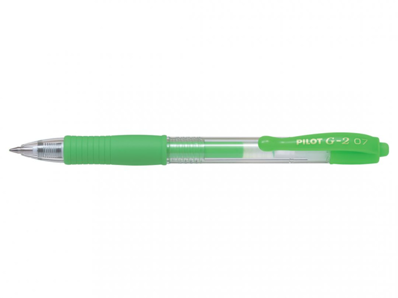 Gelový roller Pilot G-2 Neon, zelený