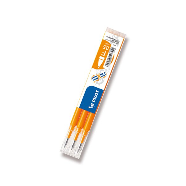 FriXion Clicker 0.5mm náplň oranžová 3 ks Pilot