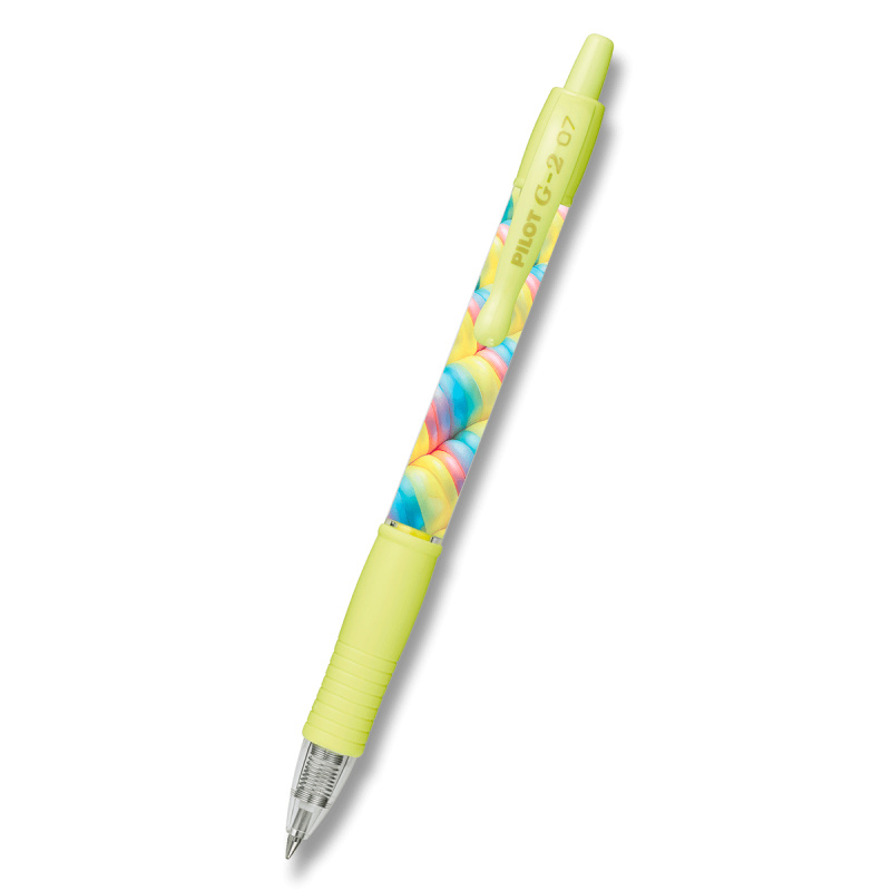 Gelový roller Pilot G-2 07 Flow - 0,32 mm, žlutý, černý inkoust