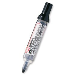 Pentel Easyflo MW50M - popisovač na bílé tabule - černý