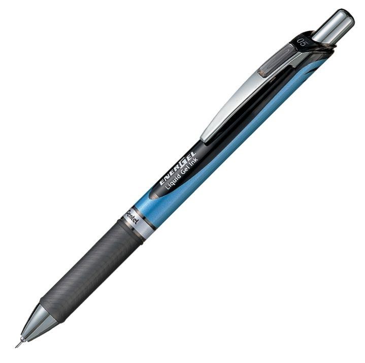 Gelový roller Pentel Energel - černý, 0,5 mm