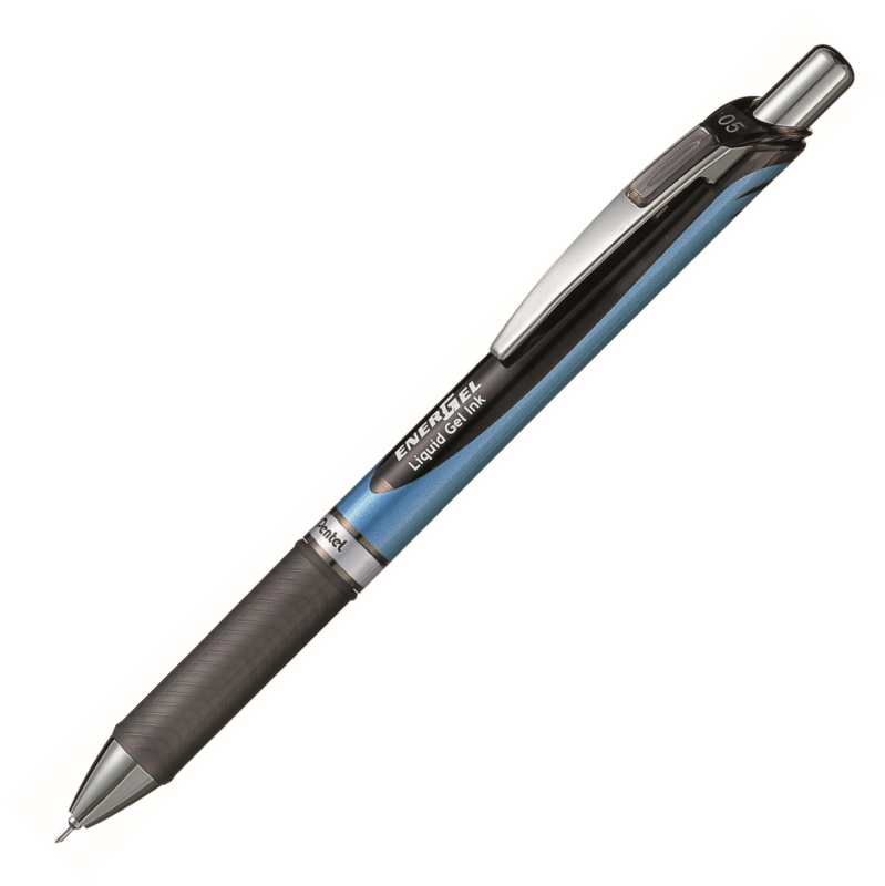 Gelový roller Pentel Energel - černý, 0,5 mm