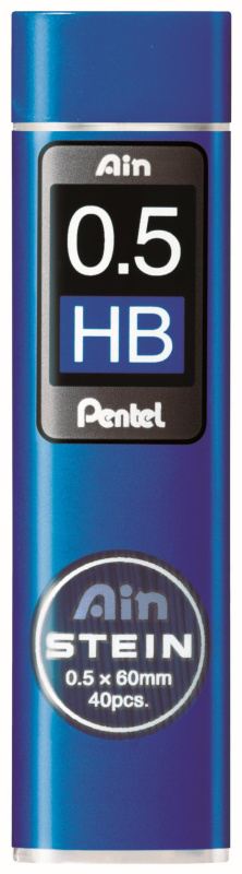 Náhradní tuhy Pentel AIN STEIN - HB, 0,5 mm, 40 ks