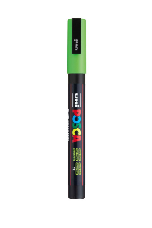 Posca Akrylový fix Posca PC-3M - VYBERTE ODSTÍN - Akrylový fix Posca PC-3M - zelené jablko