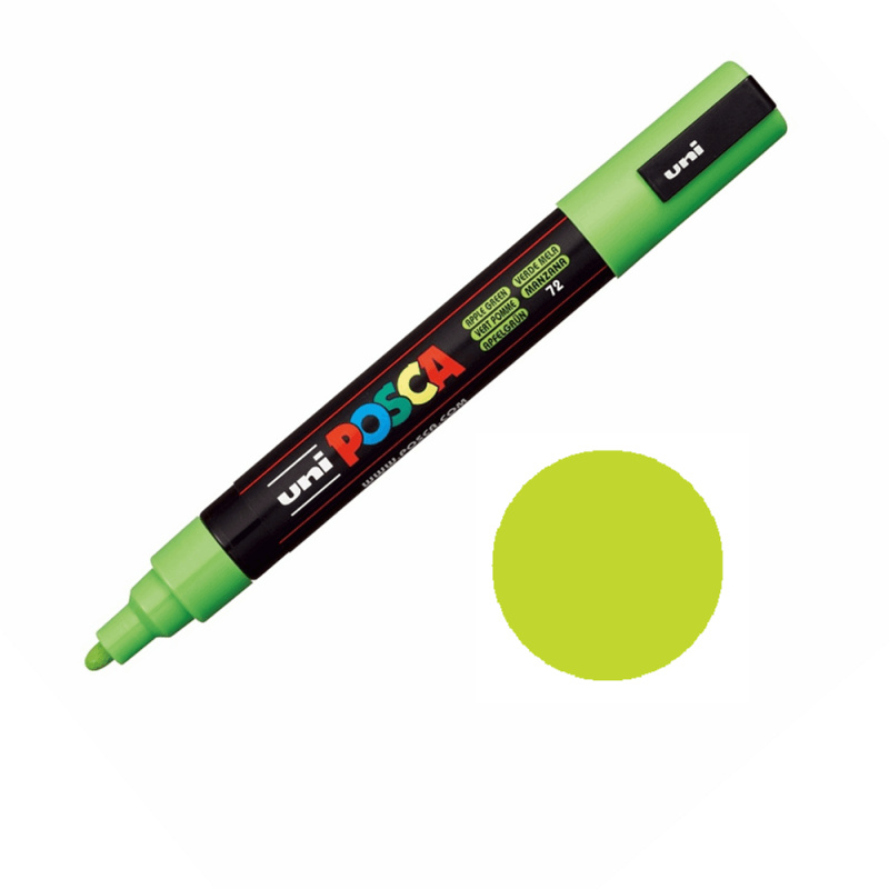 Posca Akrylový fix Posca PC-5M - VYBERTE ODSTÍN - Akrylový fix Posca PC-5M - zelené jablko