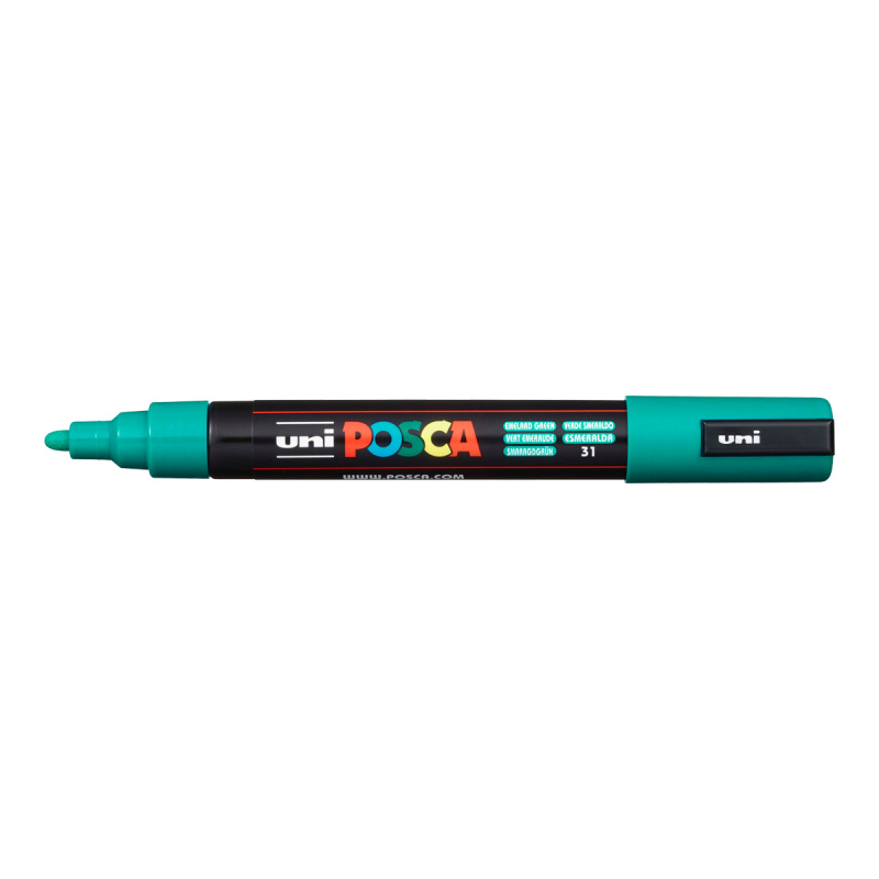 Posca Akrylový fix Posca PC-5M - VYBERTE ODSTÍN - Akrylový fix Posca PC-5M - smaragdově zelený