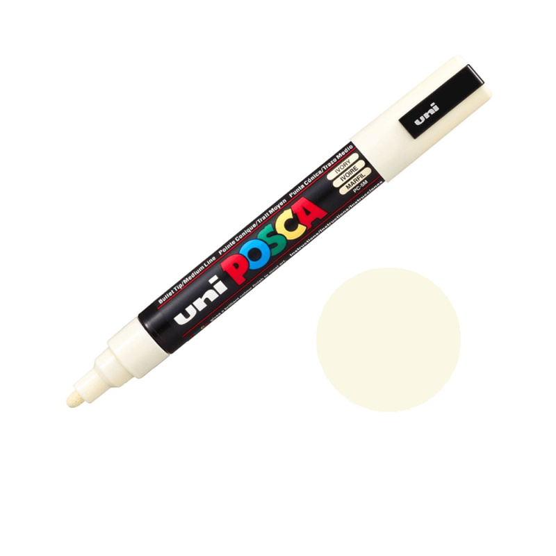 Posca Akrylový fix Posca PC-5M - VYBERTE ODSTÍN - Akrylový fix Posca PC-5M - slonová kost