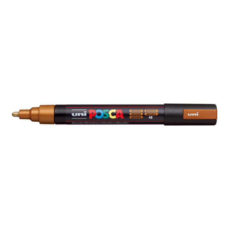 Akrylový popisovač POSCA, PC-5M, 2,5 mm, bronzový