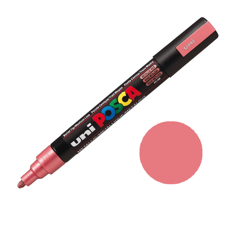 POSCA akrylový popisovač - metalicky červený 2,5 mm OFFICE LINE spol. s r.o.