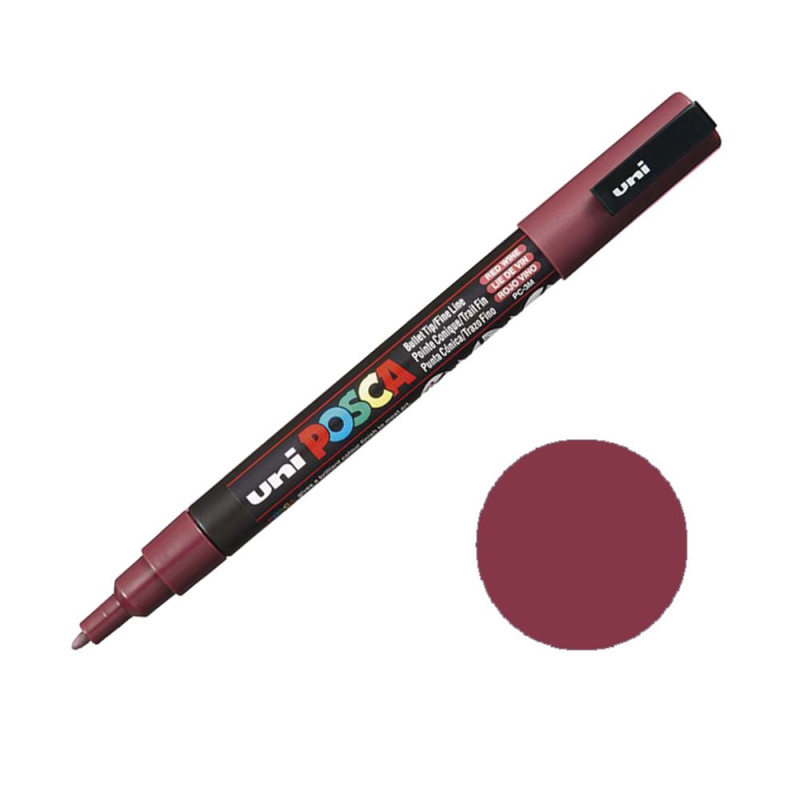POSCA akrylový popisovač - bordó 0,9 - 1,3 mm OFFICE LINE spol. s r.o.