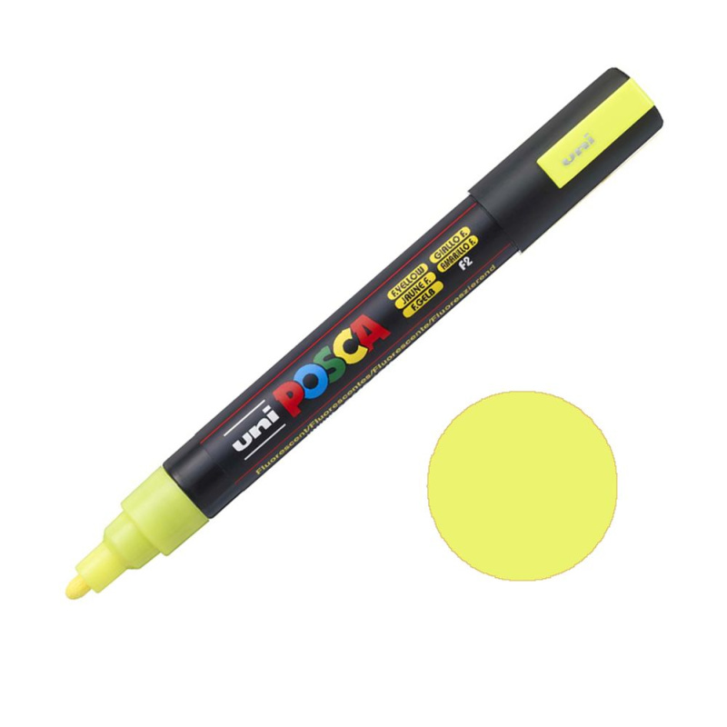 POSCA akrylový popisovač fluo žlutý 2,5 mm OFFICE LINE spol. s r.o.