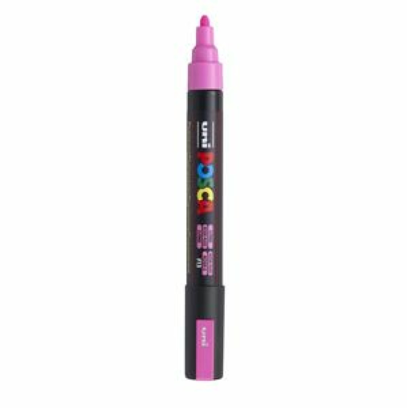 Posca Akrylový fix Posca PC-5M - VYBERTE ODSTÍN - Akrylový fix Posca PC-5M - fluorescenční růžový
