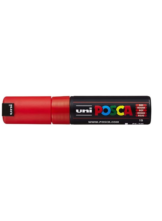 POSCA akrylový popisovač / červený 4,5-5,5 mm OFFICE LINE spol. s r.o.