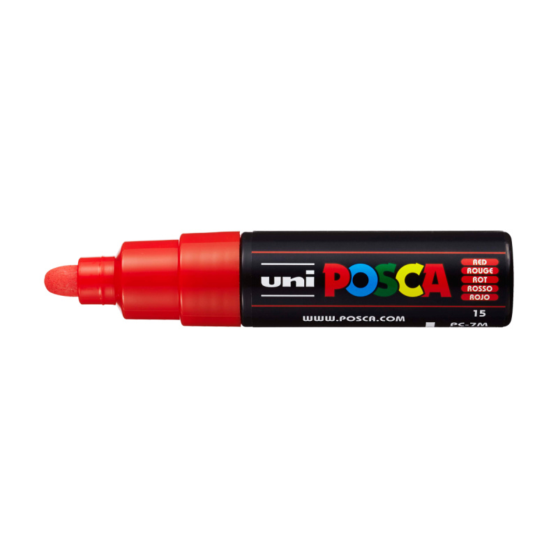 POSCA akrylový popisovač / červený 4,5-5,5 mm OFFICE LINE spol. s r.o.