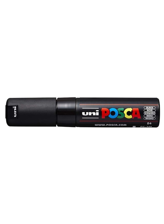 POSCA akrylový popisovač / černý 4,5-5,5 mm OFFICE LINE spol. s r.o.